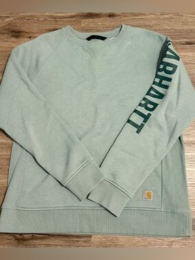 Carhartt Women Sage Green Relaxed Fit